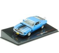 MODELLINO en Scala Ixo Model compatible con Ford, Mustang, BOSS 302 1970, azul, escala 1:43, modelo CLC569 241217