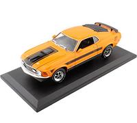 1970 Ford Mustang Mach 1 Naranja/Negro 1:18 Maisto 31453