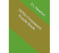 1970s Crossword Puzzle Book
