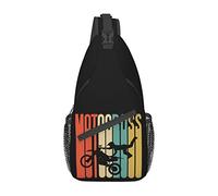 1970'S Style Got Dirt Bike Cross Chest Bag Sling Backpack Moda Senderismo Daypack Unisex Chest Shoulder Bag