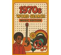 1970s Word Search: Music Edition: Word Search with Easy to Read Print |6x9 inches, 102 Pages |50+ Puzzles