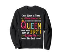 1971 Birthday Queen Girls Women Born in 1971 Sudadera