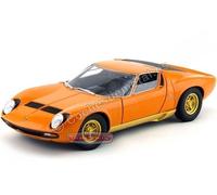 1971 Lamborghini Miura P400 SV Naranja 1:18 Welly 18017