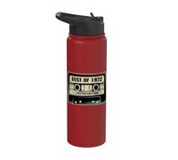 1972 cumpleaños para hombre y mujer Stainless Steel Insulated Water Bottle