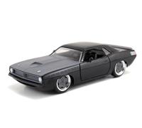 1972 Plymouth Barracuda [Jada 97206], "Fast and Furious", Negro, 1:32 Die Cast