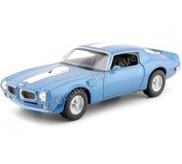 1972 Pontiac Firebird Trans AM Azul 1:24 Welly 24075