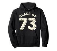 1973 Clase Reunión Retro Clase de 73 Graduación de Escuela Secundaria Sudadera con Capucha