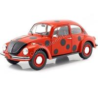 1973 Vokswagen Beetle "Mariquita" Rojo/Negro 1:18 Solido S1800509