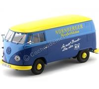 1973 Volkswagen T1 Nurnberger Nachcichten Blue-Yellow 1:18 Schuco 450027900
