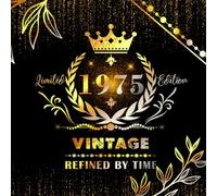 1975 50th Birthday Guest Book - Limited Edition Keepsake: 120 blank pages/ 8.5 x 8.5/ Softcover