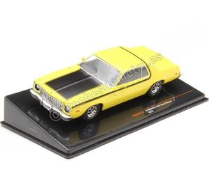 1975 Plymouth Fury Road Runner Amarillo/Negro 1:43 IXO Models CLC541N.22
