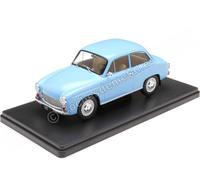 WhiteBox Coche a escala Syrena 105 1975 Luz LED Azul claro 1:24 124218
