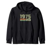 1975 Vintage Retro Regalo Cumpleaños 50 Años Hombres Mujeres Sudadera con Capucha