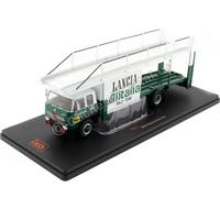 1976 Camión Portacoches Fiat 673 Racing Transporter Lancia Alitalia Team Verde/B