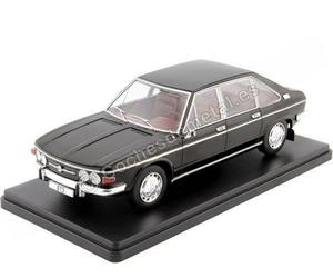 1976 Tatra 613 Negro 1:24 WhiteBox 124166