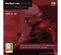 カラヤン&ベルリン・フィル ライヴ・イン・東京1977 - ベートーヴェン交響曲全集 III (Beethoven : Sym. 5 & 6 / Karajan & BPO (1977 Tokyo)) [SACD]