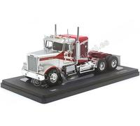 1977 Cabeza Tractora Freightliner FLC120 64 T Plateado/Rojo Decorado 1:43 IXO Mo