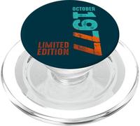 1977 Octubre 1977 Año 1977 Retro 1977 Edición Limitada 1977 PopSockets PopGrip para MagSafe