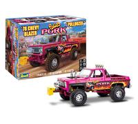 1978 Chevy Blazer Tirado Pork Pulldozer 1:24 Plástico Modelo Kit Monogram