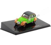 CITROEN 2 CV Deuchie - grün / orange - IXO 1:43