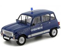 1978 Renault R4 4L GTL Gendarmerie Azul 1:18 Solido S1800104