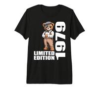 1979 Edición Limitada Oso Cumpleaños 1979 Vintage 1979 Retro Camiseta Premium