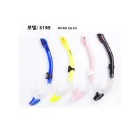 (198 tubo di respirazione standard (tubo singolo)Maschera subacquea Topis per miopia con tubo di respirazione