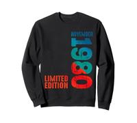 1980 Edición Limitada 1980 noviembre 1980 Año 1980 Retro 1980 Sudadera