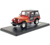 1980 Jeep CJ-7 Renegade Rojo 1:24 WhiteBox 124267