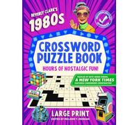 1980s Crossword Puzzle Book: 50 Large Print Pop Culture Puzzles About Music, Movies, TV Shows, Celebrities, Sports & Trivia for Rad Adults (Gifts for Women & Men)