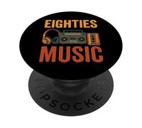 1980s Música 80s Festival de los ochenta Concierto Músico PopSockets PopGrip Adhesivo