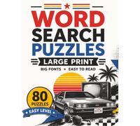 1980s Nostalgia Word Search Large Print: 80 Easy Word Search Puzzles with Big Fonts for Adults and Seniors