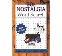 1980s Nostalgia Word Search Puzzle Book: Word Searches with Easy to Read Print about 1980s, 1990s and Early 2000s themes and More | 6*9 inches, 110 ... Gift for vacations, Holidays and Free times