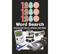 1980s puzzle book: Word Searches with Easy to Read Print about the 1980s decade,80s music, 1980s culture, music and more I 6x9 inches 110 pages I 50+ ... for Vacations, Holidays and Screen-free Time