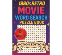 1980s Retro Movie Word Search Puzzle Book: Word Searches with easy to read print about Action Movies, Films, Cinema and more - 6x9 inches, 110 pages - ... for vacations, Holidays, and Free Times