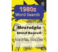 1980s-Themed Word Search Puzzle Book: Fun Word Hunts on Pop Culture, Music, & More | 6x9 Inches, 110 Pages, 50+ Puzzles - Great for Holidays, ... Search Puzzles for Adults. Seniors, & Teens
