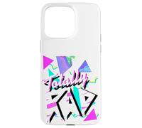1980's Totally RAD 80s White Tiger Stripe 80s v.9.1 Carcasa para iPhone 15 Pro MAX