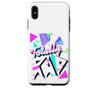 1980's Totally RAD 80s White Tiger Stripe 80s v.9.1 Carcasa para iPhone XS MAX