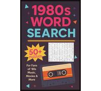 1980s Word Search Book: For Fans of ’80s Music, Movies & More