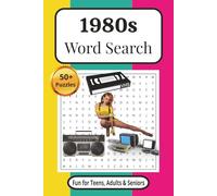 1980s Word Search Puzzle Book: 1980s Word Search Puzzle Book: Easy to Read Print Search Puzzles Inspired by 1980s, the Eighties, 80's | 6 x 9 inches, ... Gift for Travel, Holidays, and Leisure Time