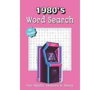 1980's Word Search Puzzle Book: 980s Word Search Book for Puzzle Lovers | 50+ Fun Retro Puzzles | 6x9 Inches, 110 Pages | Perfect Gift for Nostalgic Adults, 80s Fans, Holidays & Relaxation