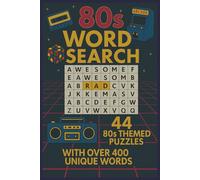 1980s Word Search: Puzzle book with everything 80s