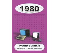 1980s word search puzzle book: Word search puzzle book with easy to read print about 1980s nostalgic words,50+ puzzle,110 pages, perfect git for adults and seniors