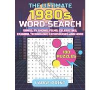1980s Word Search Puzzle Book: Word Search with Easy to Read Print about The 1980s Era From Music, Films, Fashion, Slang and More | 8.5x11 inches, 128 ... Nostalgia Puzzle Book Gift for Men and Women