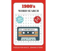 1980's Word Search Puzzle Book: Word Searches with Easy to Read Print about 1980's icons, 1980's Bands, 1980's Music and More | 6x9 inches, 110 pages ... Gift for Vacations, Holidays and Free Times