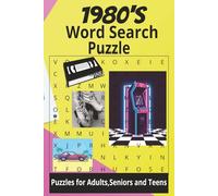 1980's Word Search Puzzle: Word Searches: About 1980's Era [ 6x9 inches Paperback book, 53 Puzzles,53 solutions, 477 Themed words,106 Pages ] Puzzles for all Ages