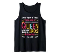 1982 Birthday Queen Girls Women Born in 1982 Camiseta sin Mangas