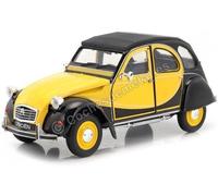 1982 Citroen 2CV 6 Charleston Amarillo/Negro 1:24 Welly 24009