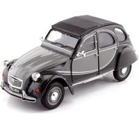 1982 Citroen 2CV 6 Charleston Gris/Negro 1:24 Welly 24009