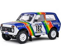 Solido 1:18 Lada NIVA White #182 JABOUILLE/SARDOU París-Dakar 1984